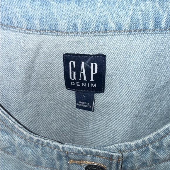 GAP Women's Light Blue Jean Jacket - Picture 2 of 7
